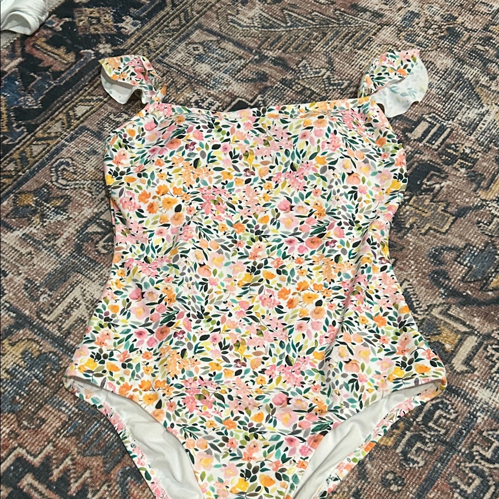 Kona Sol Floral One-Piece Swimsuit